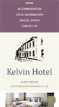 Mobile Screenshot of kelvinhoteloban.co.uk